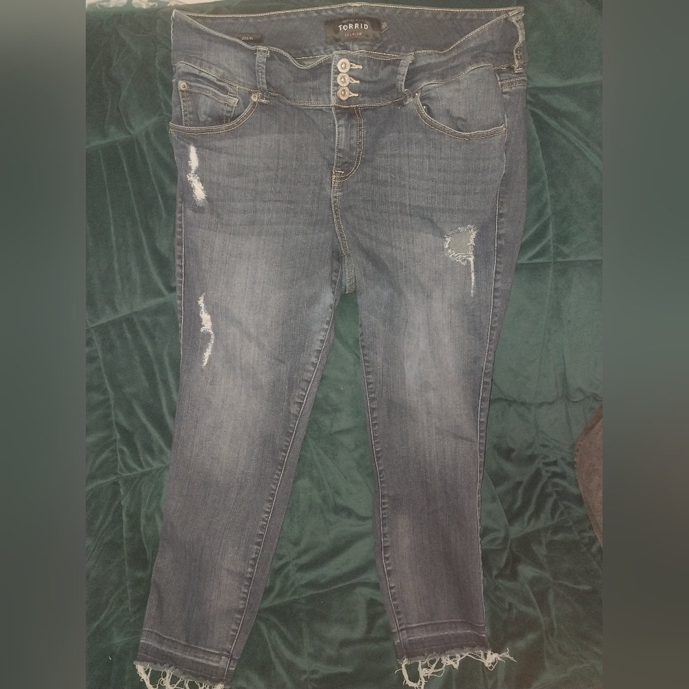 Size 16 Torrid Distressed Jeggings